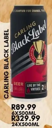 Prestons Carling black label offer