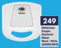 President Hyper Mellerware Doppio Sandwich Maker Black/ White offer