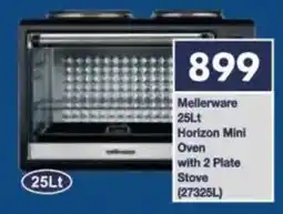 President Hyper Mellerware Horizon Mini Oven with 2 Plate Stove offer