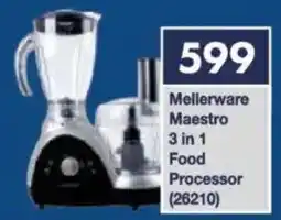President Hyper Mellerware Maestro 3 in 1 Food Processor offer