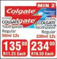 KitKat Cash and Carry Colgate Toothpaste Regular 50ml 12s offer