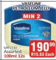KitKat Cash and Carry VASELINE Petroleum Jelly offer