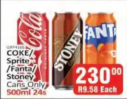 KitKat Cash and Carry COKE/Sprite/Fanta/Stoney Cans Only offer