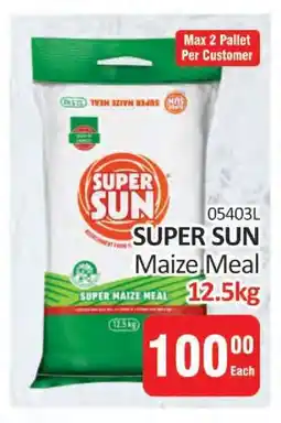 KitKat Cash and Carry SUPER SUN Maize Meal 12.5kg offer