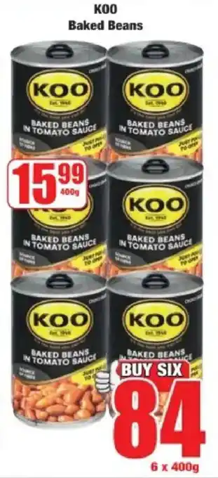 Boxer Koo Baked Beans offer