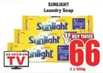 Boxer Sunlight Laundry Soap offer