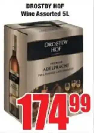 Boxer Drostdy Hof Wine Assorted offer