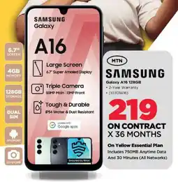 HiFi Corp Samsung Galaxy A16 128GB offer