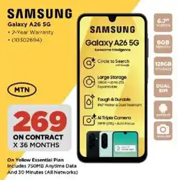 HiFi Corp Samsung Galaxy A26 5G offer