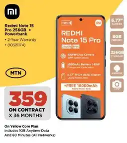 HiFi Corp Redmi Note 15 Pro 256GB + Powerbank offer