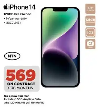 IPhone 14 128GB Pre Owned