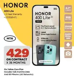 HiFi Corp Honor 400 Lite offer
