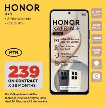 Honor X7d