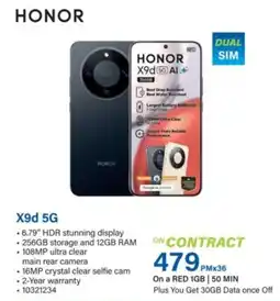 Incredible Connection Honor X9d 5G offer