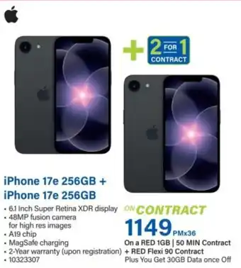 IPhone 17e 256GB + iPhone 17e 256GB