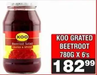Advance Cash n Carry Koo grated beetroot offer