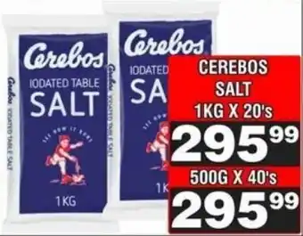 Advance Cash n Carry Cerebos Salt offer