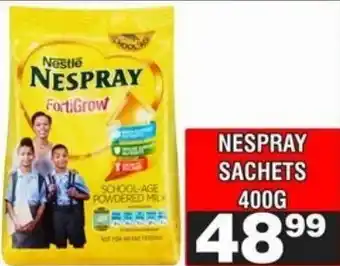 Advance Cash n Carry Nestle nespray sachets offer