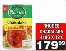 Advance Cash n Carry Rhodes Chakalaka offer