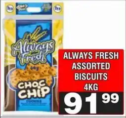 Advance Cash n Carry Always fresh assorted biscuits offer