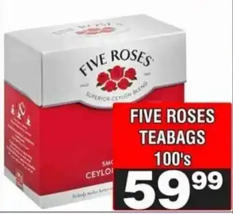 Advance Cash n Carry Five Roses Teabags offer