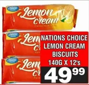 Advance Cash n Carry Nations choice lemon cream biscuits offer
