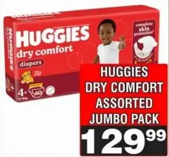 Advance Cash n Carry Huggies dry comfort assorted jumbo pack offer