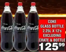 Advance Cash n Carry Coke Glass Bottle offer
