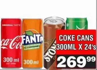 Advance Cash n Carry Coke Cans offer