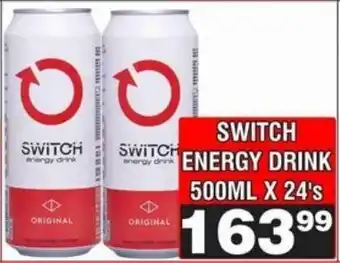 Advance Cash n Carry Switch Energy Drink offer