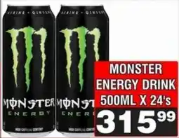 Advance Cash n Carry Monster energy drink offer