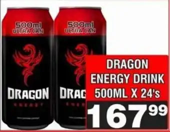 Advance Cash n Carry Dragon energy drink offer