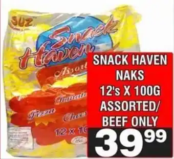 Advance Cash n Carry Snack haven naks offer