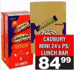 Advance Cash n Carry Cadbury mini ps/ lunch bar offer