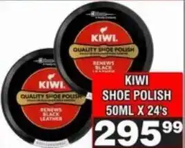 Advance Cash n Carry Kiwi shoe polish offer