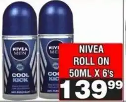 Advance Cash n Carry Nivea roll on offer