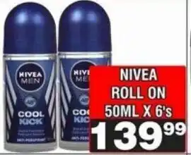 Advance Cash n Carry Nivea roll on offer