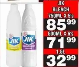 Advance Cash n Carry Jik Bleach offer