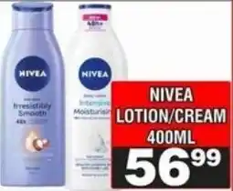 Advance Cash n Carry Nivea lotion/ cream offer