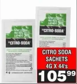 Advance Cash n Carry Citro soda sachets offer