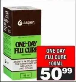 Advance Cash n Carry One day flu cure offer