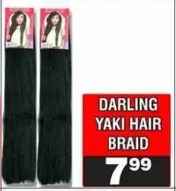 Advance Cash n Carry Darling yaki hair braid offer