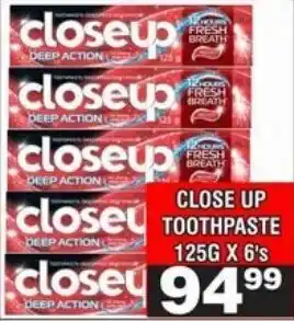 Advance Cash n Carry Close up toothpaste offer