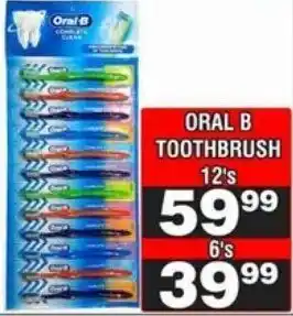 Advance Cash n Carry Oral-B Toothbrush offer