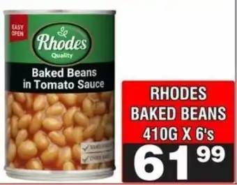 Advance Cash n Carry Rhodes Baked Beans offer