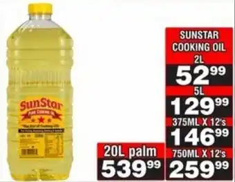 Advance Cash n Carry Sunstar cooking oil offer