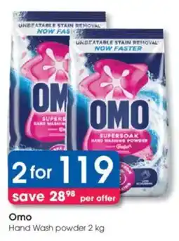 Clicks Omo Hand Wash Powder offer