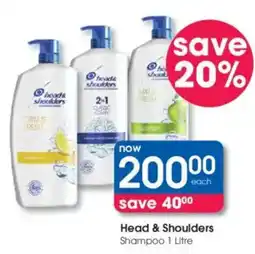 Clicks Head & Shoulders Shampoo offer