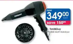 Clicks Toni&Guy 1800 Watt Hairdryer offer