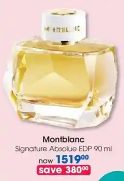 Clicks Montblanc Signature Absolue EDP offer